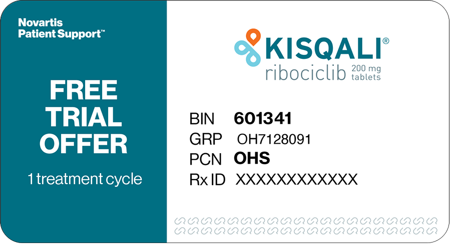 Kisqali® (ribociclib) free trial offer.