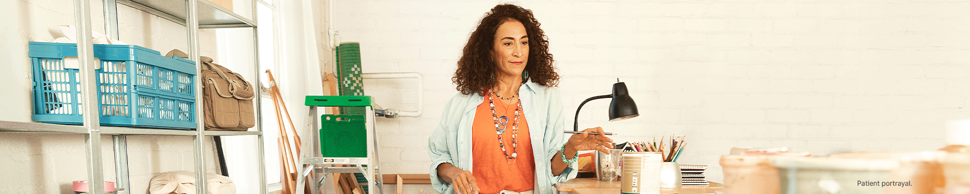 Kisqali patient portrayal.