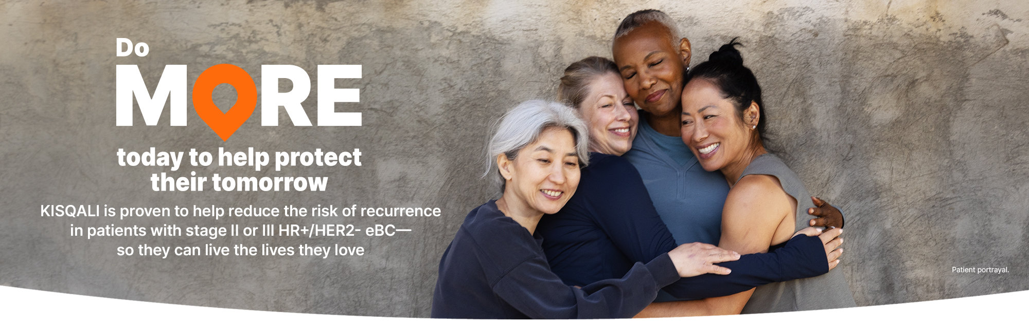 Do MORE today to help protect their tomorrow: KISQALI is proven to help reduce the risk of recurrence in patients with stage II or III HR+/HER2- eBC—so they can live the lives they love
