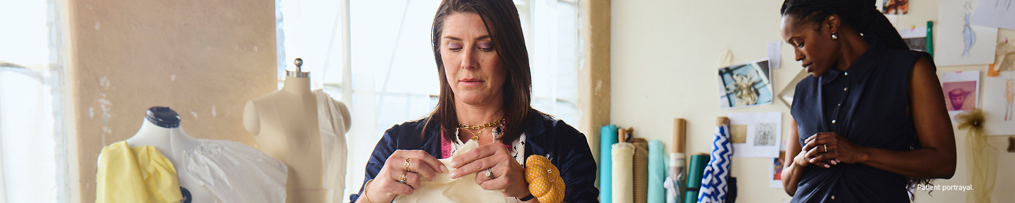 KISQALI patient portrayal.