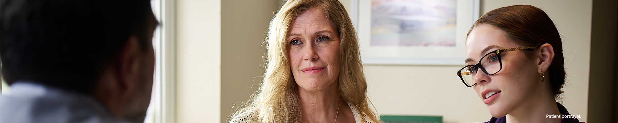 Kisqali patient portrayal.