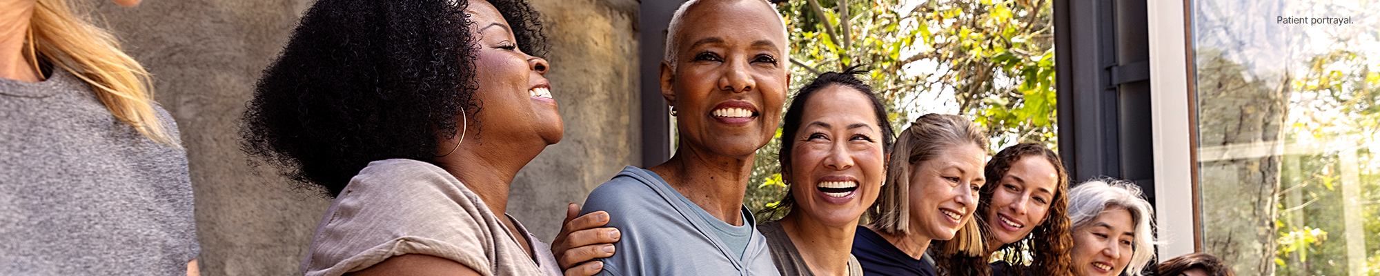 Kisqali patient portrayal.