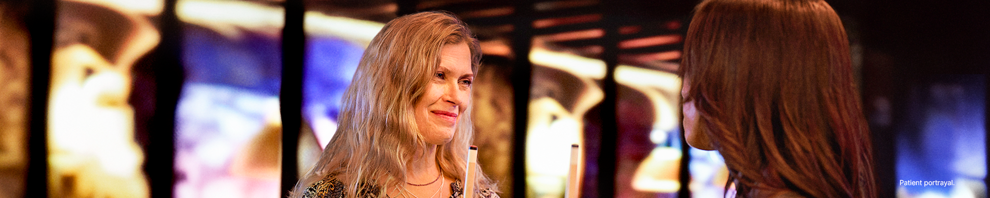 Kisqali patient portrayal.