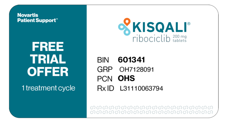 KISQALI (ribociclib) free trial offer