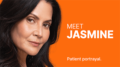 KISQALI patient portrayal Jasmine.