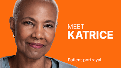 KISQALI patient portrayal Katrice.